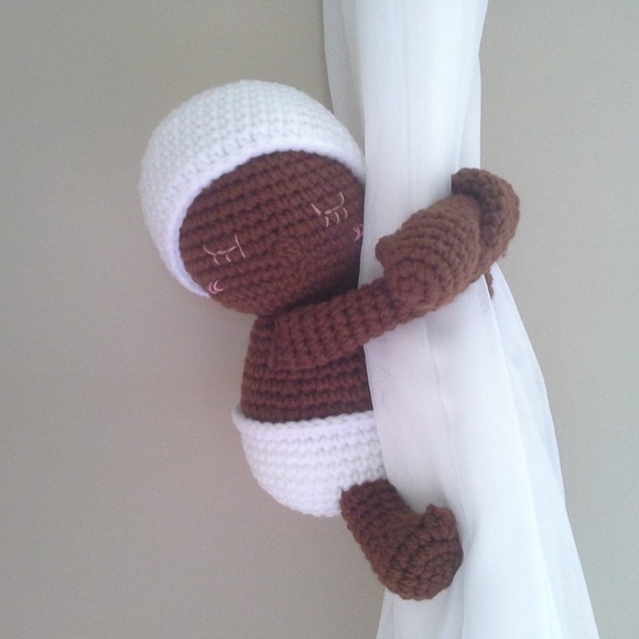 Baby Tieback Crochet Handmade - Picture 4 of 10